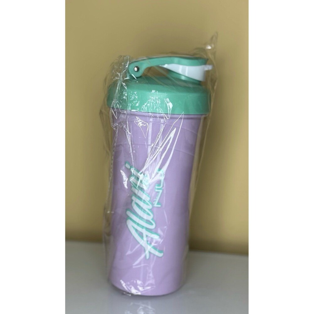 Alani Nu Shaker Cup 20 oz Purple teal Flip Top New